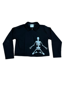 "Skeleton" Cropped Jacket