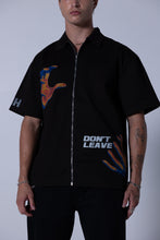 Load image into Gallery viewer, “Don’t Leave” Short Sleeve Zip-Up